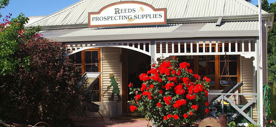 Reeds Prospecting Supplies store front